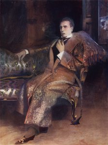 M. William Gillette dans Sherlock Holmes